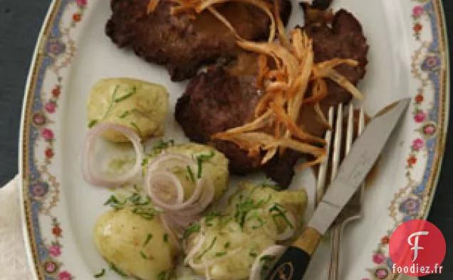 Steak à l'Autrichienne Avec Salade De Pommes De Terre