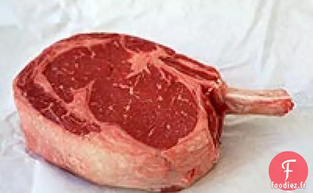 Steak De Cow-Boy À La Sauce Chimichurri