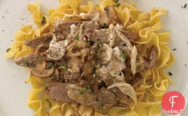 Boeuf Rapide Stroganoff