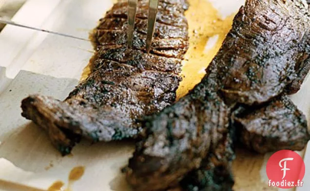 Steak de Gaucho aux Chimichurri aux quatre Herbes