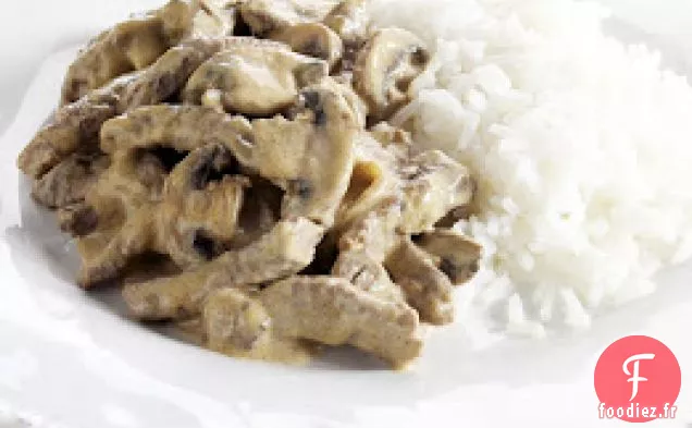Boeuf Stroganoff