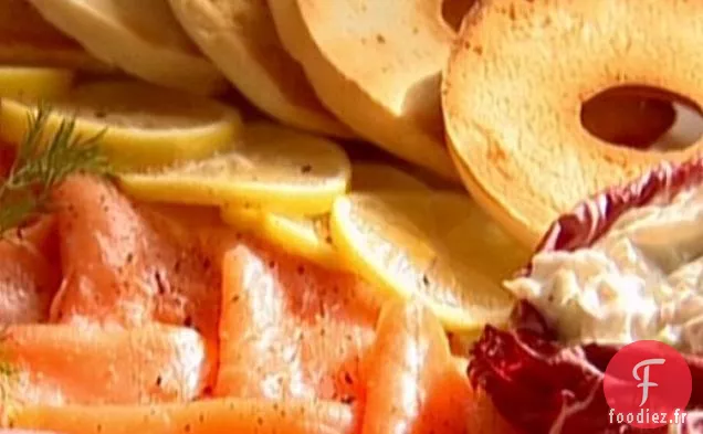 Bagels au Saumon Fumé et Salade de Corégone