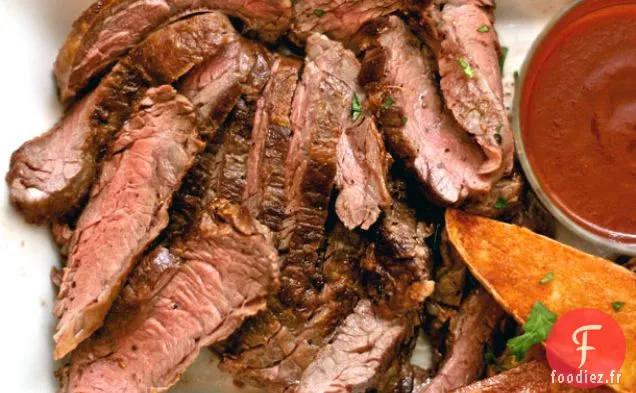 Dîner Ce soir: Jupe Steak avec Sauce au Steak Maison