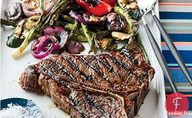 Steak de Porterie Grillé aux Légumes d'été