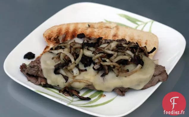 Sous-marins de Cheesesteak Grillé