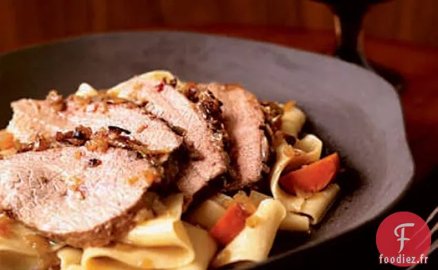 Poitrine avec Confiture d'Oignons et de Chili