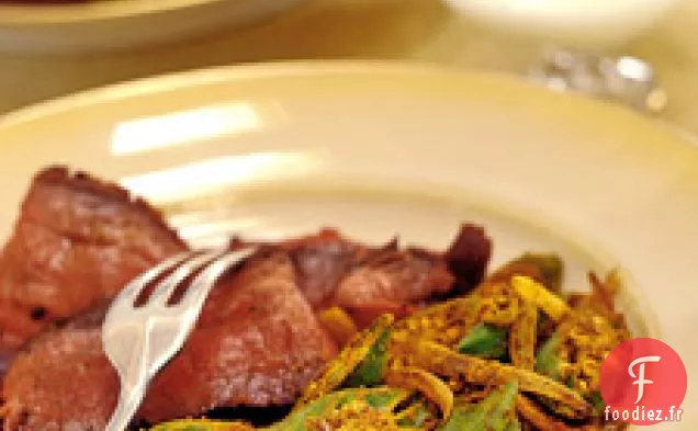 Steak de flanc aux épices Tandoori