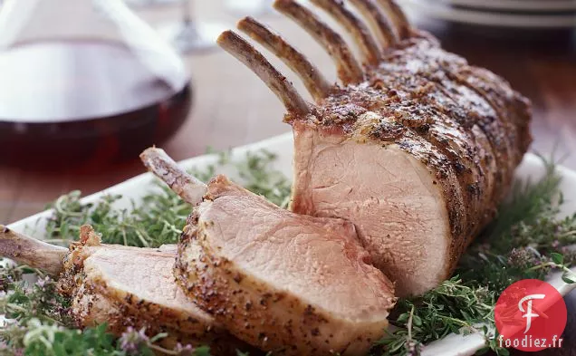 Rôti de Côte De Porc Aux Herbes