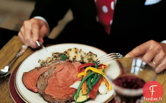 Rôti de Côte Mariné à la Vodka