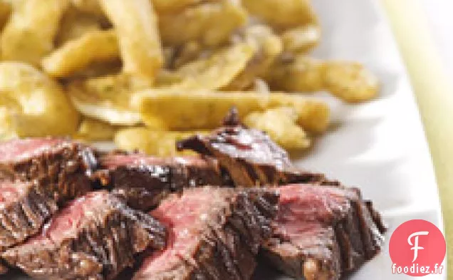 Steak De Suspension Avec Un Frottement De Paprika Fumé