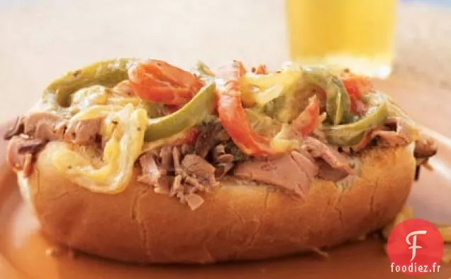 Cheesesteaks de Philly maigres