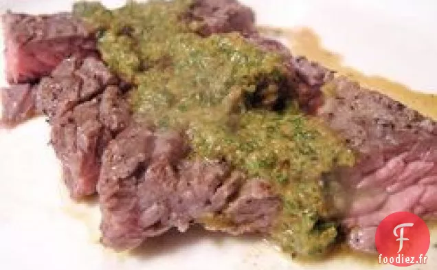 Dîner Ce Soir: Jupe Steak Sauce Chimichurri