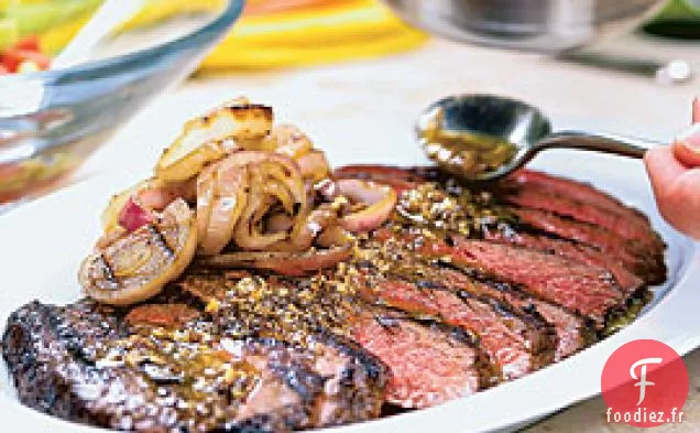 Steak de Flanc Mariné et Grillé mo J