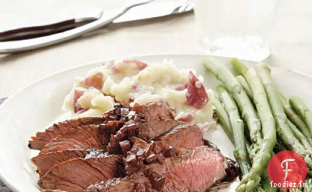 Entrecôte de Surlonge avec Merlot - Réduction Balsamique