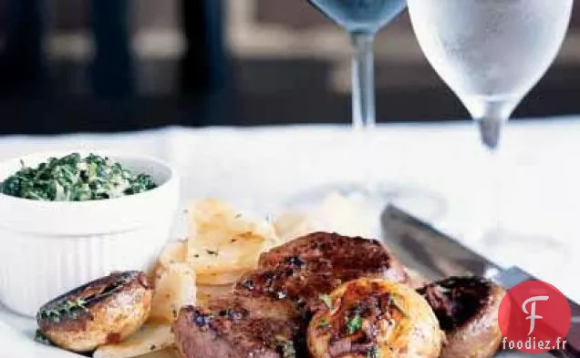 Steak Poêlé aux Champignons