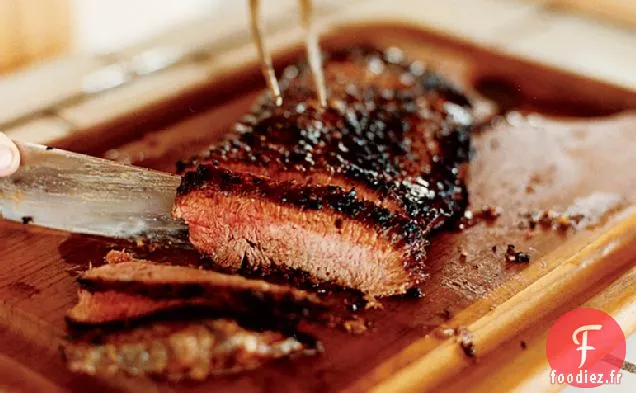 Steaks de Suspension Frottés aux Herbes à l'Ail
