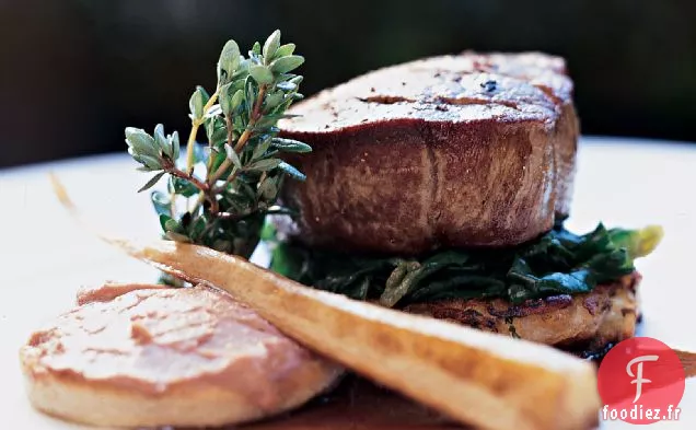 Filet de Bœuf Rôti à la Poêle avec Pommes de terre Rösti