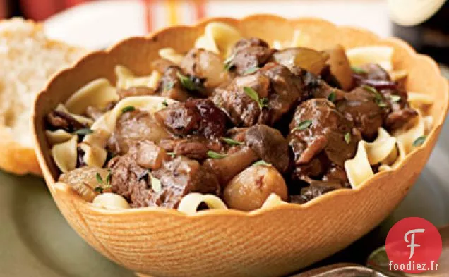 Ragoût de Boeuf aux Canneberges d'automne