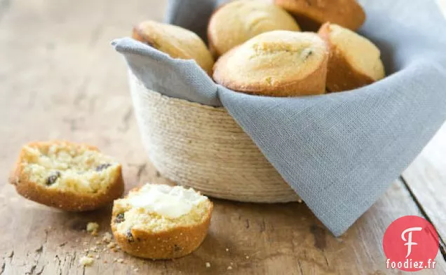 Muffins à l'Amarante et au Maïs