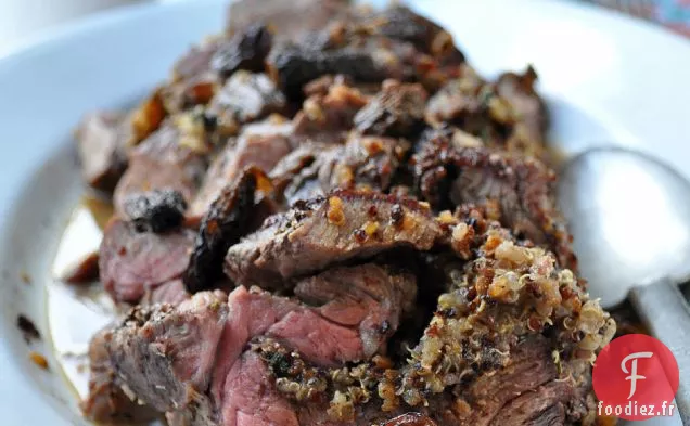 Boeuf Farci Aux Morilles Et Quinoa Avec Jus De Morilles Au Bourbon