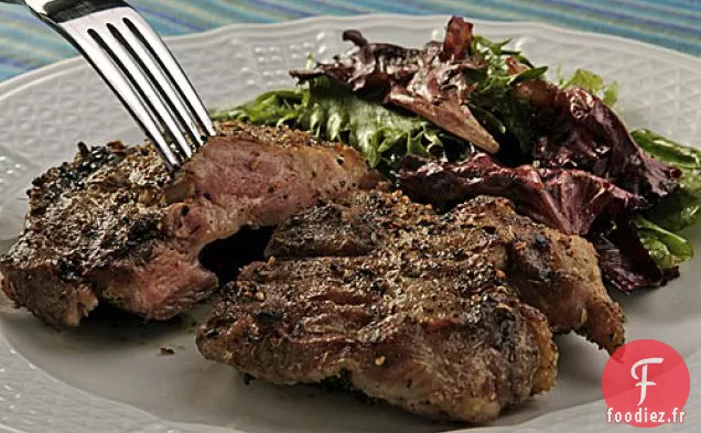 Steaks De Porc Grillés Au Fenouil