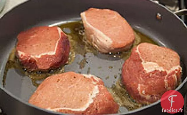 Côtelettes De Porc Sauce Dijon