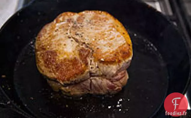 Rôti de Porc enveloppé de Bacon