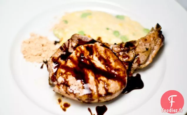 Kuromitsu Porkchop Avec Poudre de Kinako
