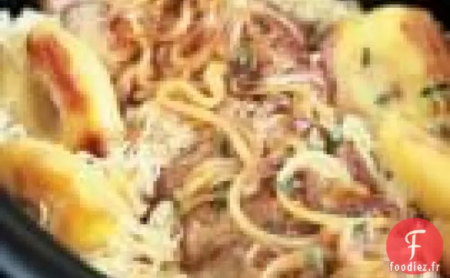 Épaule De Porc Avec Choucroute Et Pommes