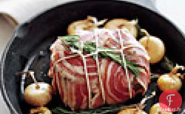 Rôti de Porc enveloppé de Pancetta