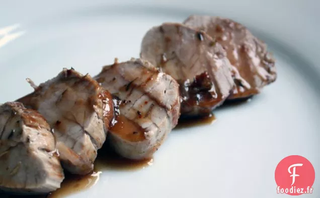 Filet De Porc Avec Glaçage Au Cidre De Pomme