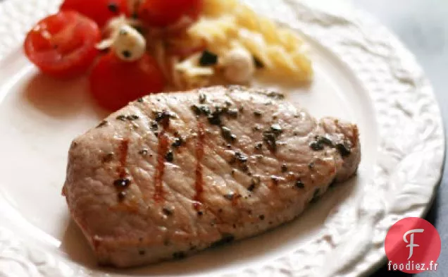 Côtelettes de Porc au Basilic et à l'Origan