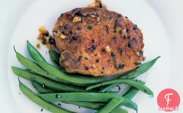 Côtelettes De Porc Saupoudrées de Piment