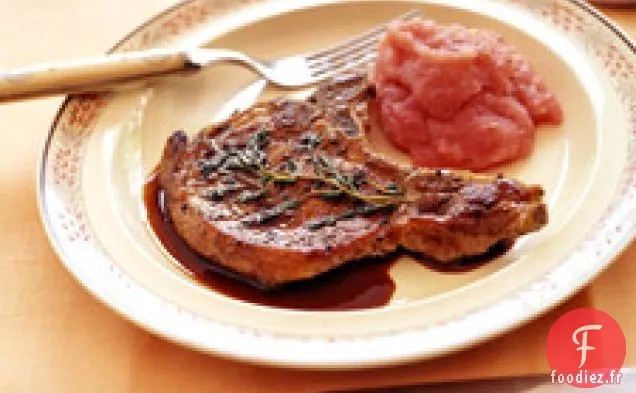 Côtelettes de Porc poêlées