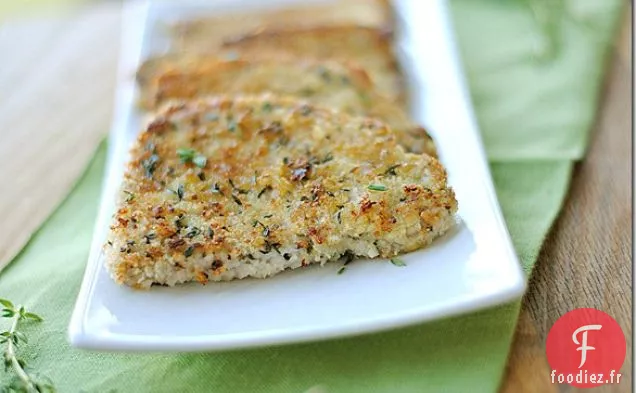Côtelettes De Porc En Croûte D'Herbes