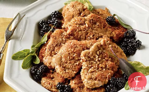 Escalopes de Filet de Porc à la Sauge et aux Pacanes