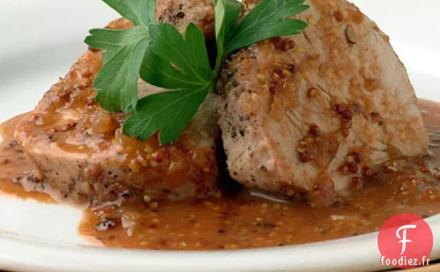 Filet de Porc à la Sauce Bourbon à la Goyave