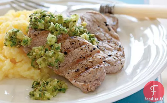 Filet de Porc Grillé avec Salsa Verde