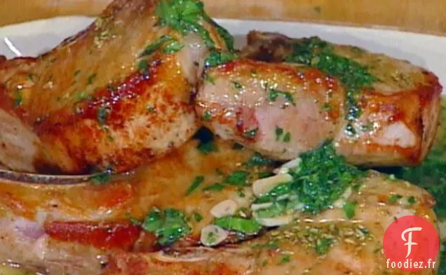 Côtelettes de Porc dans le Style de Beneventana: Costole di Maiale Beneventana