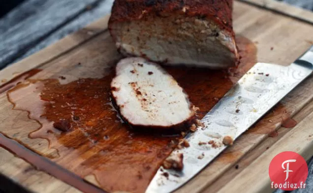 Longe De Porc Fumée Incrustée d'Épices
