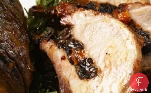 Carré De Porc Rôti Aux Oignons D'Érable Caramélisés