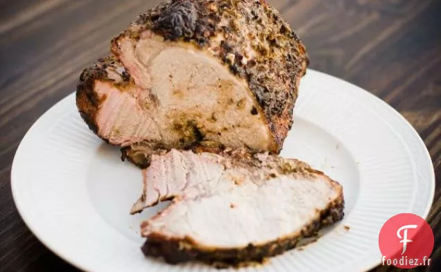 Rôti De Porc Grillé Aux Herbes De Dijon