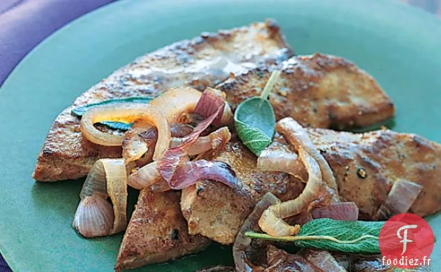 Foie de Veau Sauté aux Oignons, Citron et Sauge
