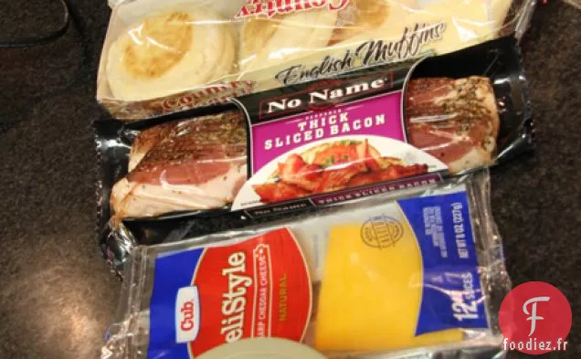 Sandwich Au Petit Déjeuner Gras Facile