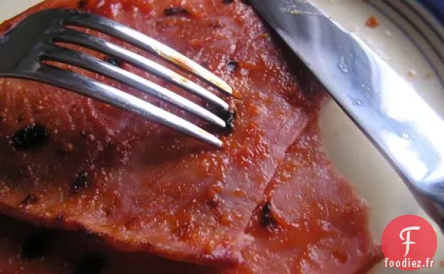 Dîner Ce soir : Steaks de Jambon Grillés
