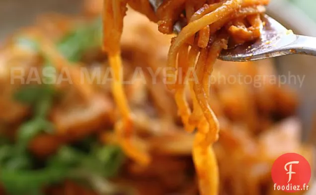 Recette indienne de Mee Goreng