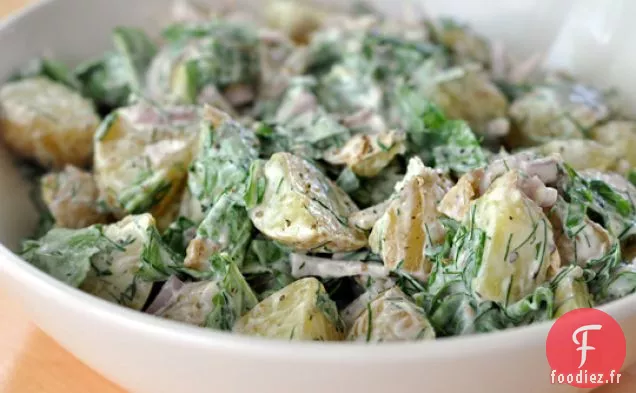 Salade De Pommes De Terre Au Yogourt, À La Roquette Et À L'Aneth