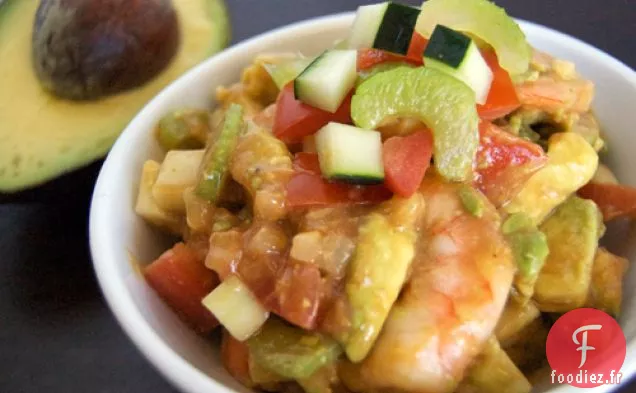 Cocktail de Crevettes Épicées Adobo