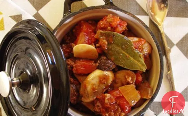 Chili de Bison aux Champignons