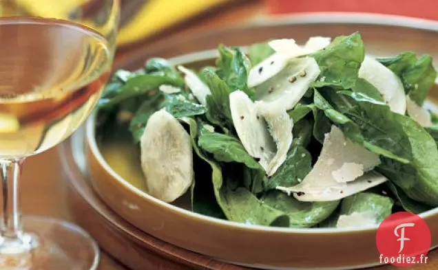 Salade De Topinambours Et Roquette Au Parmesan
